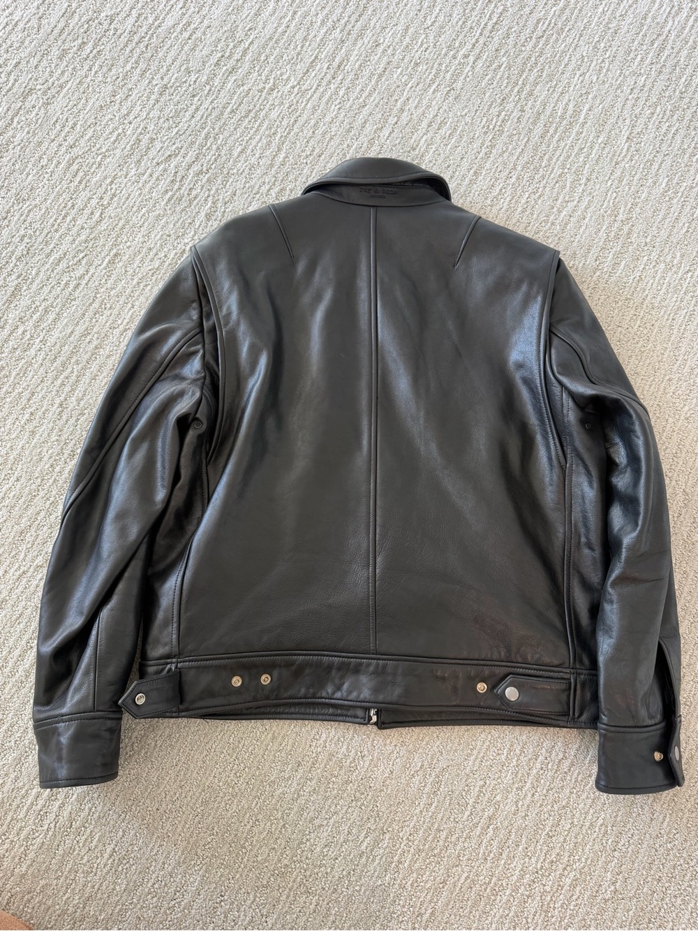 Men’s Rag & Bone Leather jacket - Picture 7 of 8